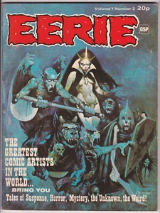 Eerie #2 Muy Buenas Menos 3.5 Warren Gold Star Publicaciones Serie Británica 1972 - Imagen 1 de 2