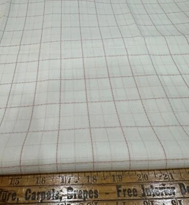 VINTAGE WINDOW PANE DIMITY FABRIC - Picture 1 of 5