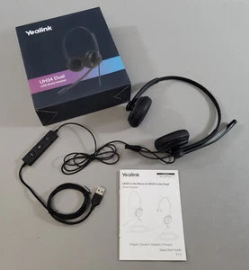 NOWY Oryginalny przewodowy zestaw słuchawkowy Yealink UH34 Dual Analog USB - Zdjęcie 1 z 6