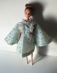 Doll Clothes Vintage Textured Fabric Cape Dress for 11.5" Fashion Dolls - Picture 1 of 5