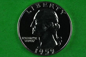 1959 Brilliant Washington SILVER GEM Proof US Quarter 90% SILVER - Picture 1 of 1