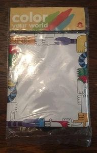 Wendy's Color Your World Craft Endless Art Board Kids Meal Toy NIP - Picture 1 of 4