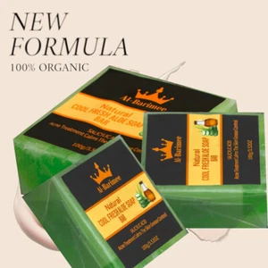 Cool Fresh Aloe Soap Bar: Refreshing Hydration and Soothing Care ( Pack Of 3) - Picture 1 of 6