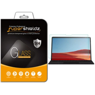 Supershieldz Tempered Glass Screen Protector for Microsoft Surface Pro X / Pro 8 - Image 1 of 4