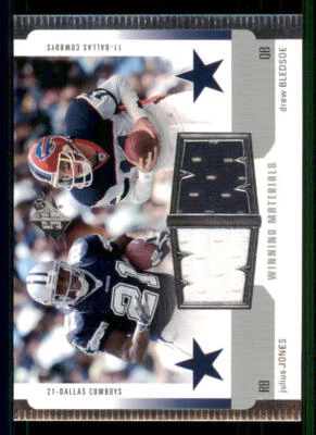 2005 SPx Winning Materials #JD Julius Jones/Drew Bledsoe - Image 1 of 2