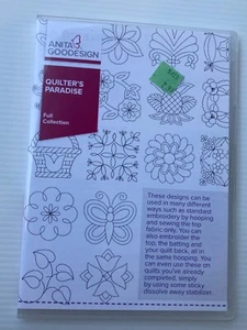 Quilter's Paradise - Anita Goodesign Embroidery Machine Design CD 54AGHD - Picture 1 of 1
