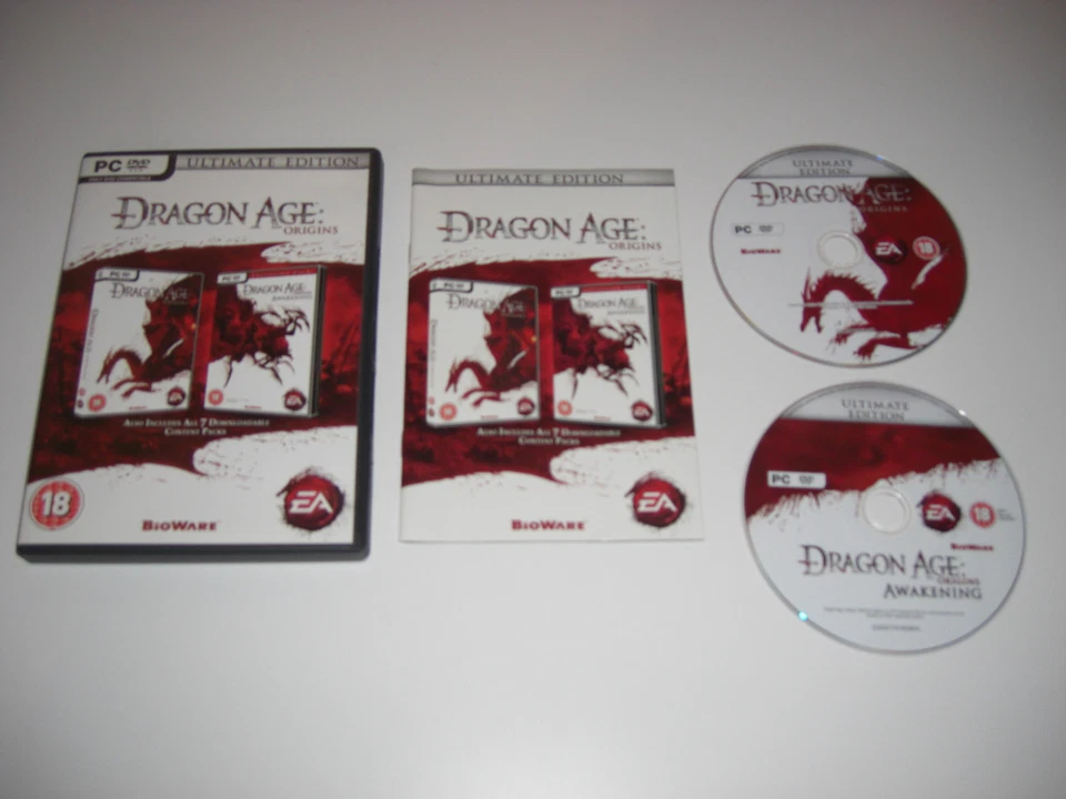 DRAGON AGE Origins ULTIMATE EDITION Pc inc Juego Base DESPERTAR Paquete de Expansión Foto 1 de 1