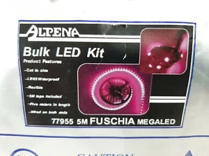 New Alpena Bulk LED Kit 77955 5M Fuchsia MegaLED Strip 3m Backing 5050 - Picture 1 of 5