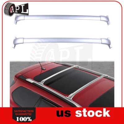 Juego de barras transversales portaequipajes de techo superior de 4 puertas para Nissan Pathfinder 2013-2021 equipaje carga Foto 1 de 4