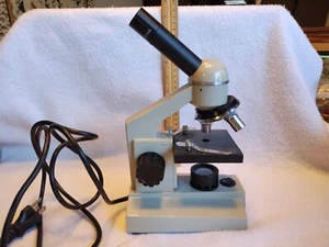 National Compound Microscope used (tested, works) Student model 104 See Pics - Picture 1 of 8