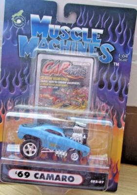 Camaro 1969 dibujos animados Muscle Machines nuevo en paquete Foto 1 de 4
