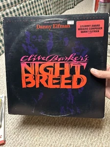 Night Breed Orig Soundtrack LP '90 Clive Barker Danny Elfman PROMO VG+ - Picture 1 of 13