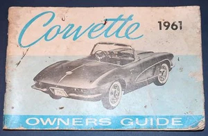 Corvette 1961 owners manual, 2nd edition, # 3784033 - Picture 1 of 1