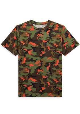 Polo Ralph Lauren Boys Camo T-Shirt S (8) Short Sleeve Crew Black Pony - Image 1 of 4