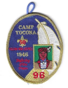BSA CAMP YOCONA 1996 50TH, YOCONA AREA-NATCHEZ TRACE COUNCIL PATCH - Picture 1 of 3