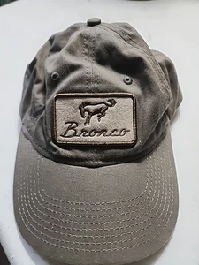 Ford Bronco Truck bestickte Strapback Mütze Kappe braun und hellbraun verstellbar SAUBER - Bild 1 von 6