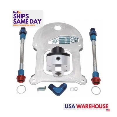 Edelbrock 8192, Kit Fuel Pressure Regulator 4150 Flange Aluminum Performance Par - Image 1 of 4