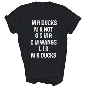M R Enten M R Not O S M R C M Flügel Ente lustig Unisex Shirt Geschenk - Bild 1 von 5