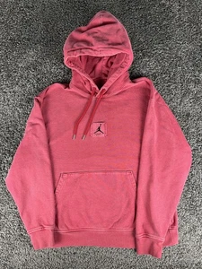 Sudadera con capucha de felpa lavada Nike Jordan para hombre grande rosa Air Flight - Imagen 1 de 12