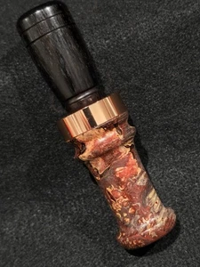 DUCK CALL Legno Stabilizzato a Fascia di Tyler Martin di Tri-Cities, Lavaggio  - Foto 1 di 11