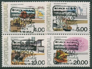 Portugal 1977 Recursos minerales mineral mármol 1370/73 estampado - Imagen 1 de 1