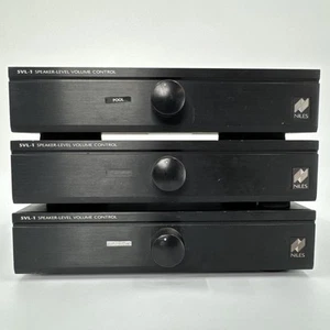 Lot of 3 Niles Audio SVL-1 Stereo Tabletop Speaker Level Volume Control Boxes - Picture 1 of 24