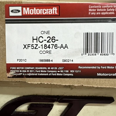 Ford XF5Z-18476-AA Heater Core Asm 1999-02 Mercury Voyager 6 Cyl 3.3L NOS - Image 1 of 4