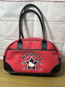 Rare Vintage Sanrio Hello Kitty 2001 Red Bowler Bag 2000's Y2K - Bild 1 von 14