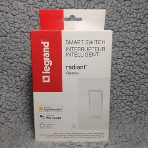 Legrand Radiant Smart Switch Intelligent WNRL10WH, New - Picture 1 of 7