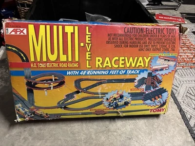 Tomy AFX Multi Level Raceway H.O. Scale Electric Road Racing Set - Image 1 of 4