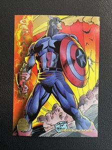 Captain America - 1994 Fleer Marvel Universe Series V #145 - Picture 1 of 2