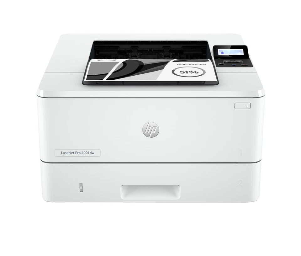HP LaserJet Pro 4001dw Laser Printer With Mobile Print 2Z601F#BGJ -Total 3 Pages