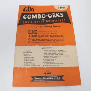 Gem Combo-orks Songbook Small Dance Orchestras C-Book 1952 Shapiro Bernstein Co - Bild 1 von 8