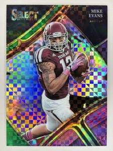 23 Select Draft Picks Mike Evans #164 Green & Purple Squares Prizms /100 Aggies - Picture 1 of 2