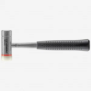 Halder Ferroplex "2-in-1" Steel Face/Replaceable Nylon Face Hammer, 1.38" / 28.2 - Picture 1 of 1