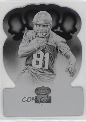 2014 Crown Royale Printing Plate Black Die-Cut 1/1 Kevin Norwood Rookie RC 6ed - Image 1 of 3