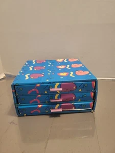 Vintage Battat Stationary Jewelry, Art Supply Storage Organizer Box RARE 1995 - Picture 1 of 11