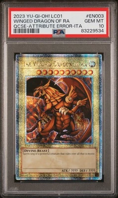 2023 Yu-Gi-Oh! Legendary Collection 25th Anniversary Ed Winged Dragon PSA 10 - Image 1 of 2