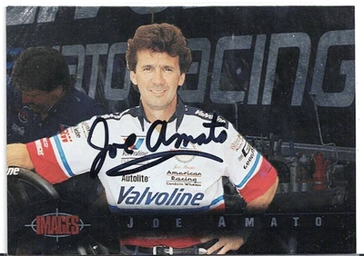 JOE AMATO signed 1995 FINISH LINE trading card NHRA #22 - Image 1 of 2