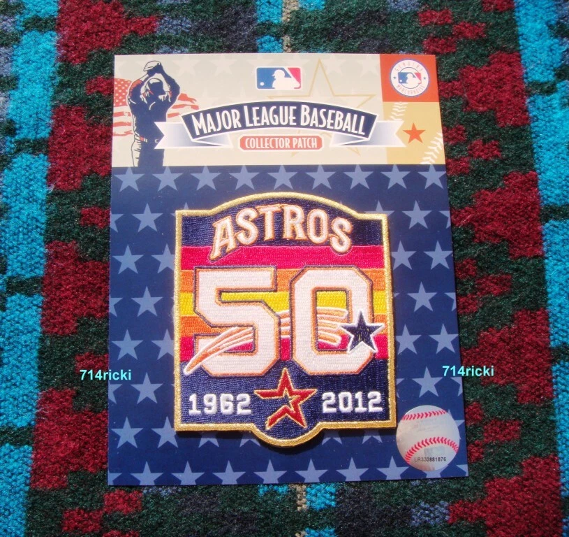 Official MLB Houston Astros 50th Anniversary Collectible Patch 1962 - 2012 - Image 1 of 1