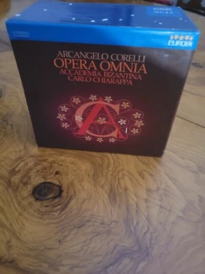 Opera Omnia Corelli Archangelo Academia Byzantina (9) CD Box Carlo Chiarita FL - Image 1 of 4
