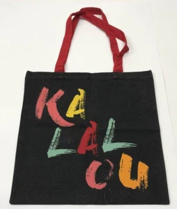 KALALOU Borsa Manhattan nera con manici rossi - Foto 1 di 4