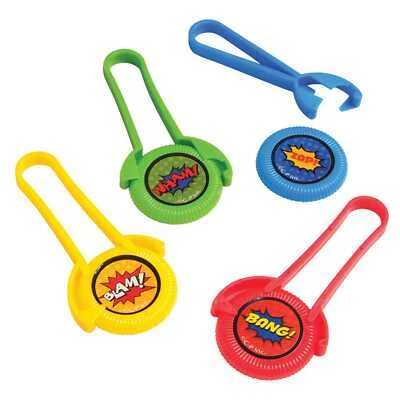 Superhero Super Hero Party Supplies Favours Pack of 12 Disc Shooters - image 1 of 2