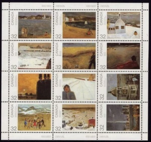 Canadá - Hoja 'PINTURAS' 1984 MNH [D8909] - Imagen 1 de 1