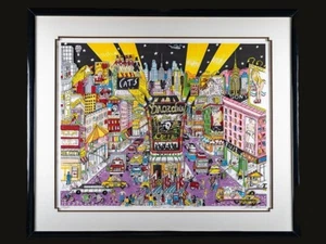 Charles Fazzino Limited Edition 3D Art "Night on Broadway" - Picture 1 of 3