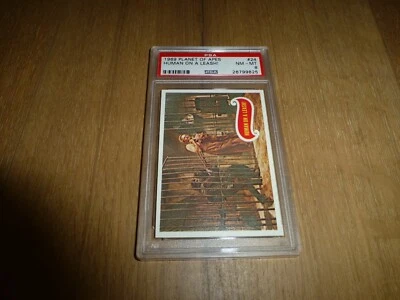 1969 Topps Planet of the Apes #24 Human On A Leash! PSA 8 NM-MT - Image 1 of 2