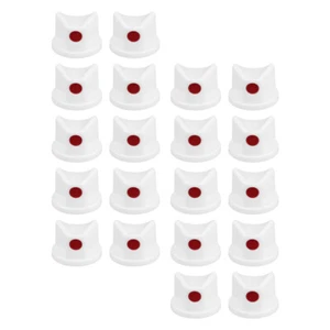 20 Pcs Spray Paint Nozzle Accessories Can Wide Tip Caps for Graffiti Travel - Picture 1 of 12