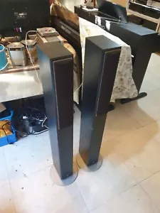 A Pair of YAMAHA NS125F - 120W - SLIMLINE Floor Standing SPEAKERS, good cond #2 - Picture 1 of 16