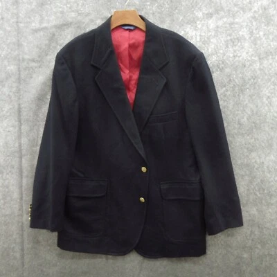 Pendleton Men' Blazer Size 46 100% Wool Single Breasted Two-Button 1980's VTG - Image 1 of 4