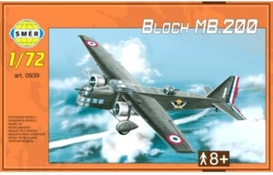 Bloch MB 200, French Bomber (1/72 model kit, Smer 0939) - Picture 1 of 2